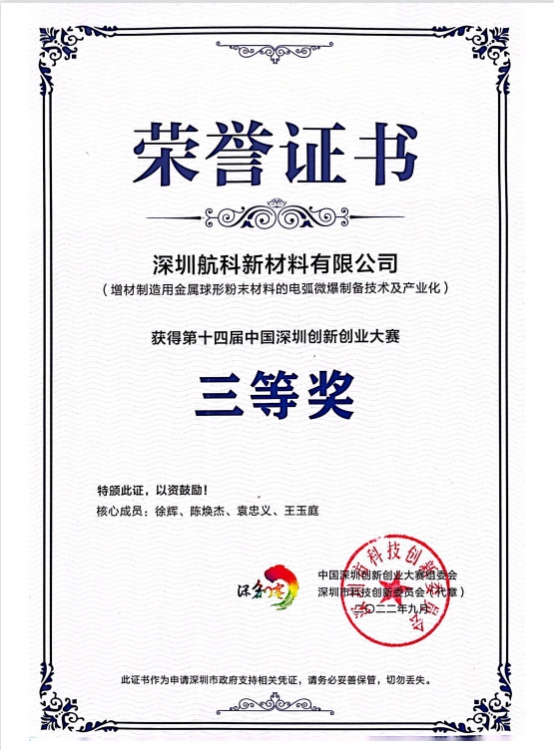 荣誉证书